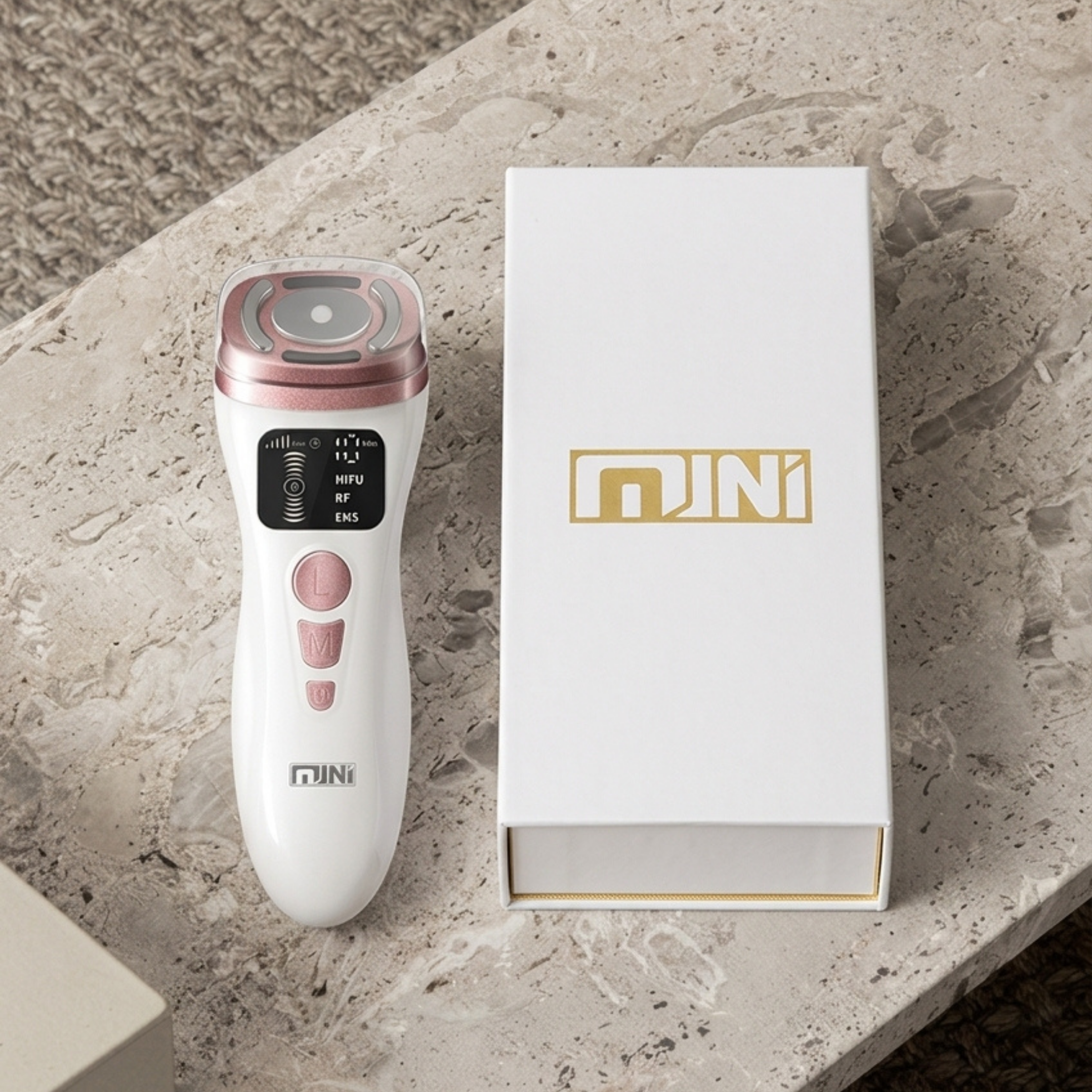 Mini HIFU Facial 3 en 1 (HIFU + Radiofrecuencia + EMS)